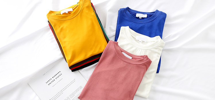 孝感夏季T恤衫定做要选对材质